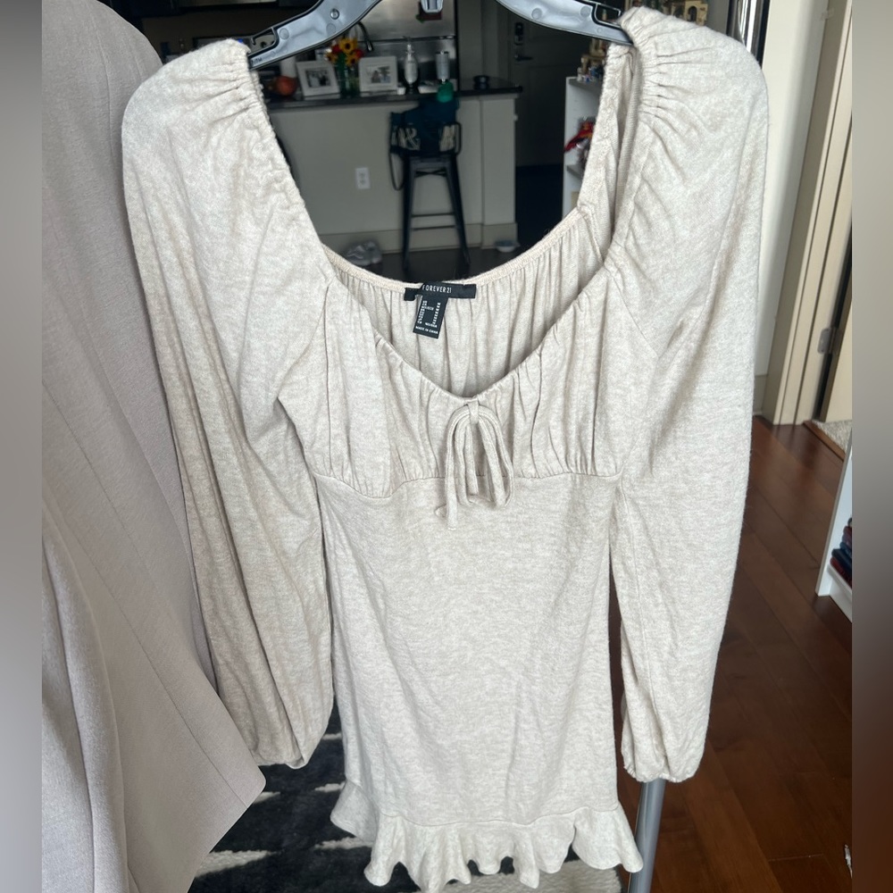 Tan Sweater Dress